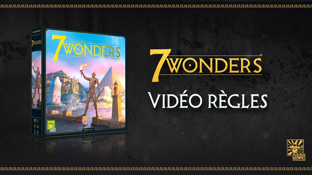 VIDEO REGLES 7 WONDERS | Apprenez à jouer à 7 Wonders en 10 minutes !