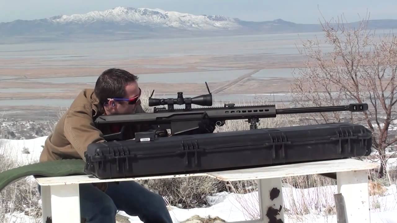 Barrett 50 Caliber High Definition, Vapor Trails, Slo-mo!