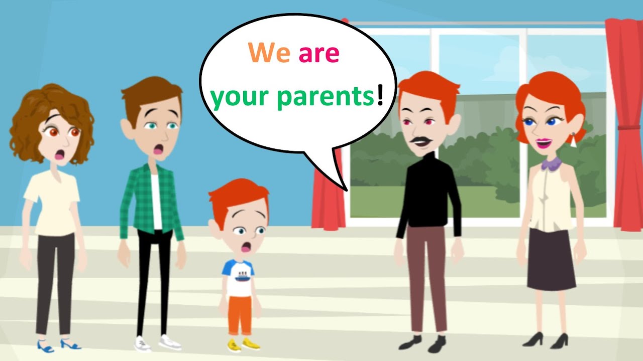 Lucas's real parents appear - English Comedy Animated - Lucas English