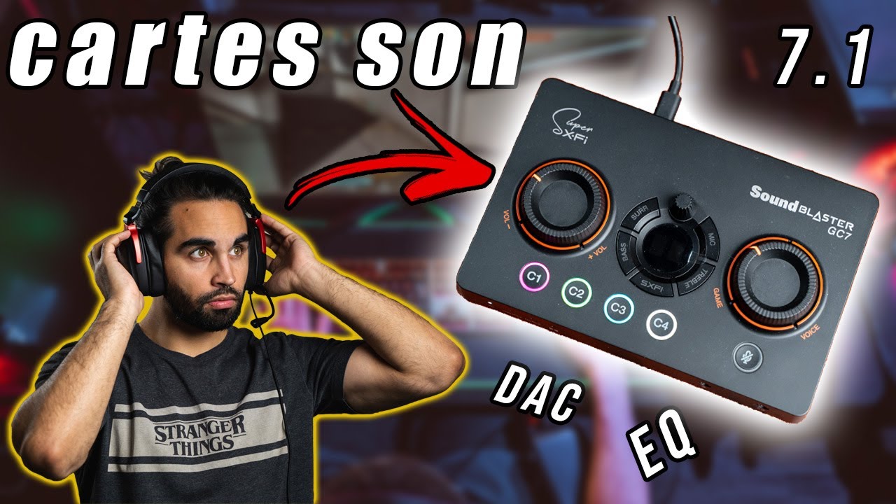 Pourquoi faut-il avoir une carte son (DAC) pour du gaming?