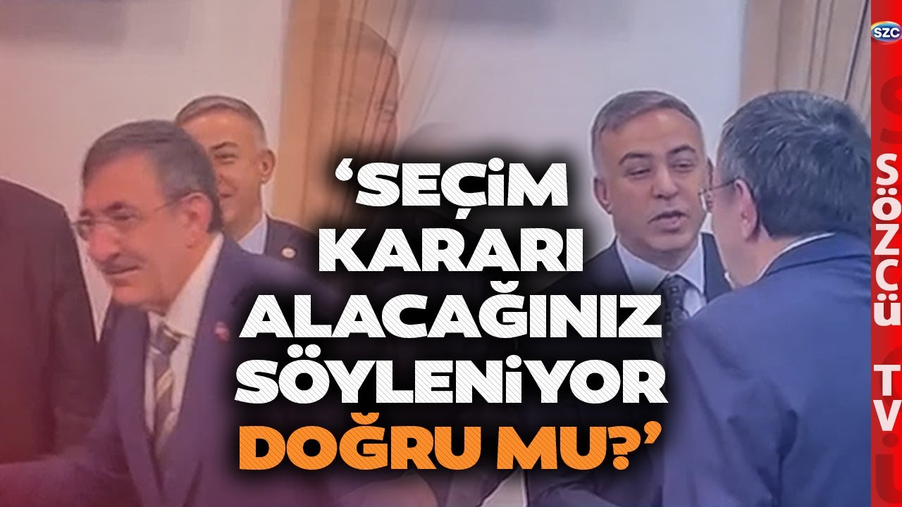 Erken Se&ccedil;im Sorusu Karşısında Neye Uğradığını Şaşırdı! Cevdet Yılmaz'a G&ouml;r&uuml;lmemiş Protesto