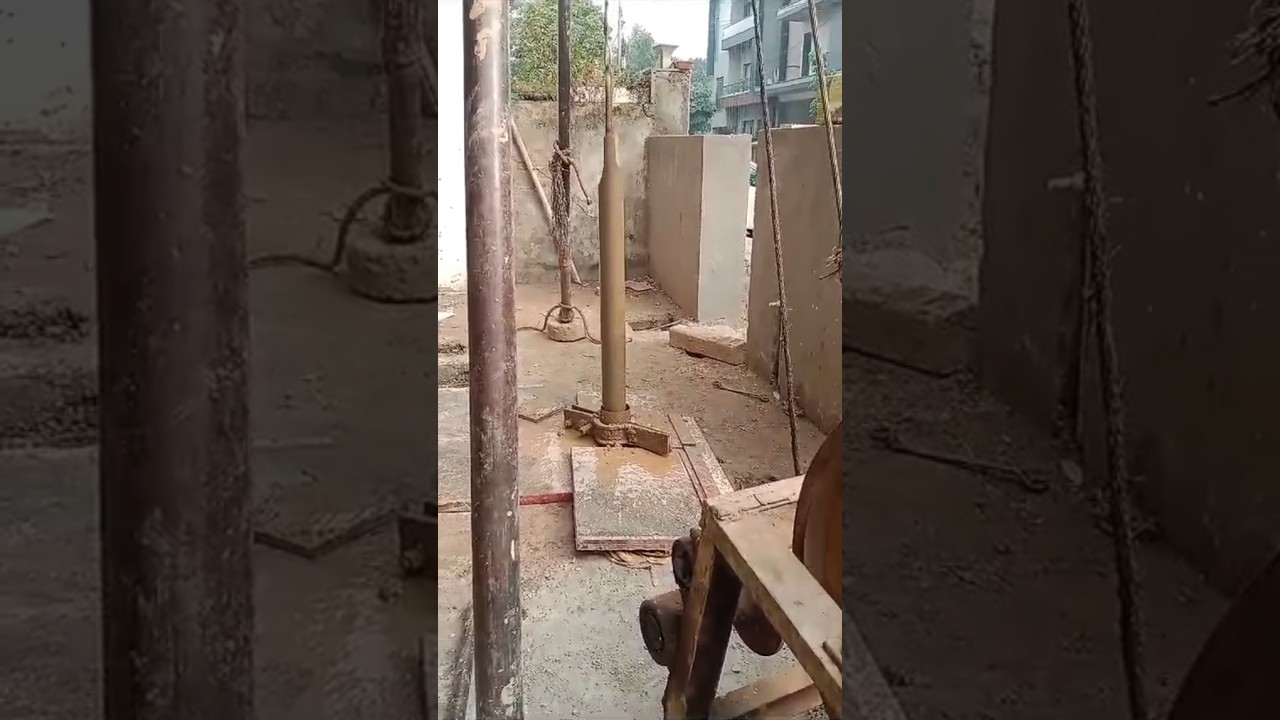 Chotte engine say boring machine chalai