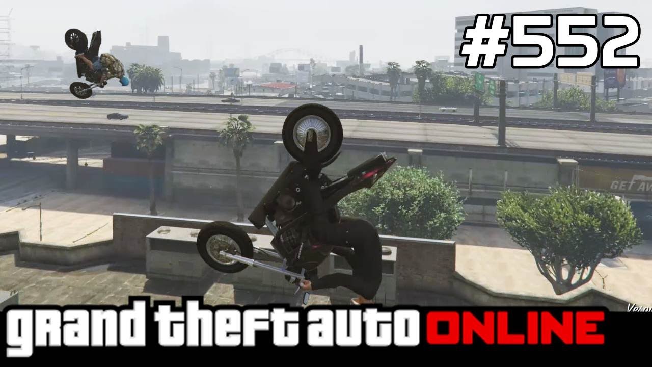 GTA 5 PC Online Po Polsku [#552] SZALONE Loty Motocyklowe /z Mardey