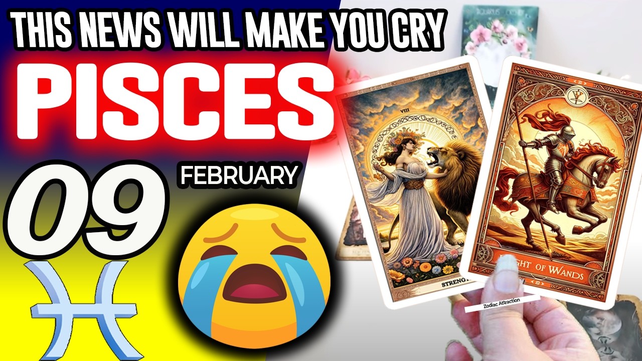 Pisces ♓🔞THIS NEWS WILL MAKE YOU CRY😭🆘 horoscope for today FEBRUARY 9 2026 ♓ #pisces tarot FEBRUARY