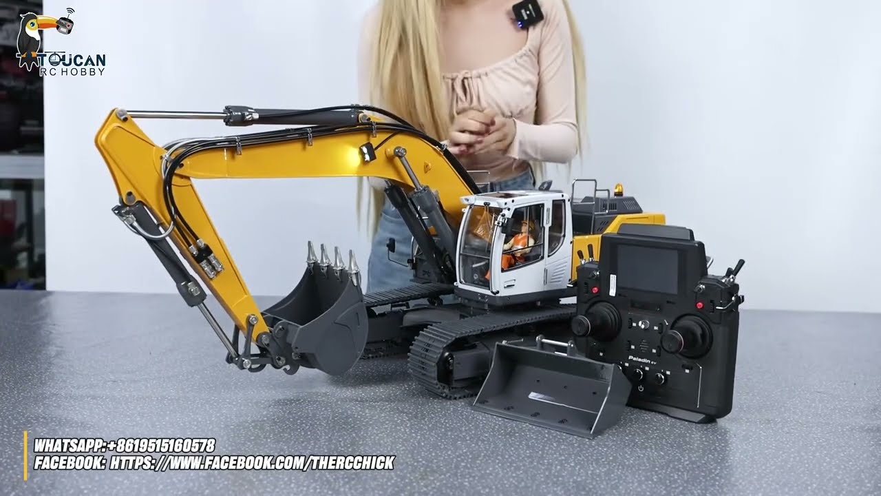 THE BEST EVER 1/14 scale HYDRAULIC EXCAVATOR FOR  BEGINNERS XDRC 945 5ch