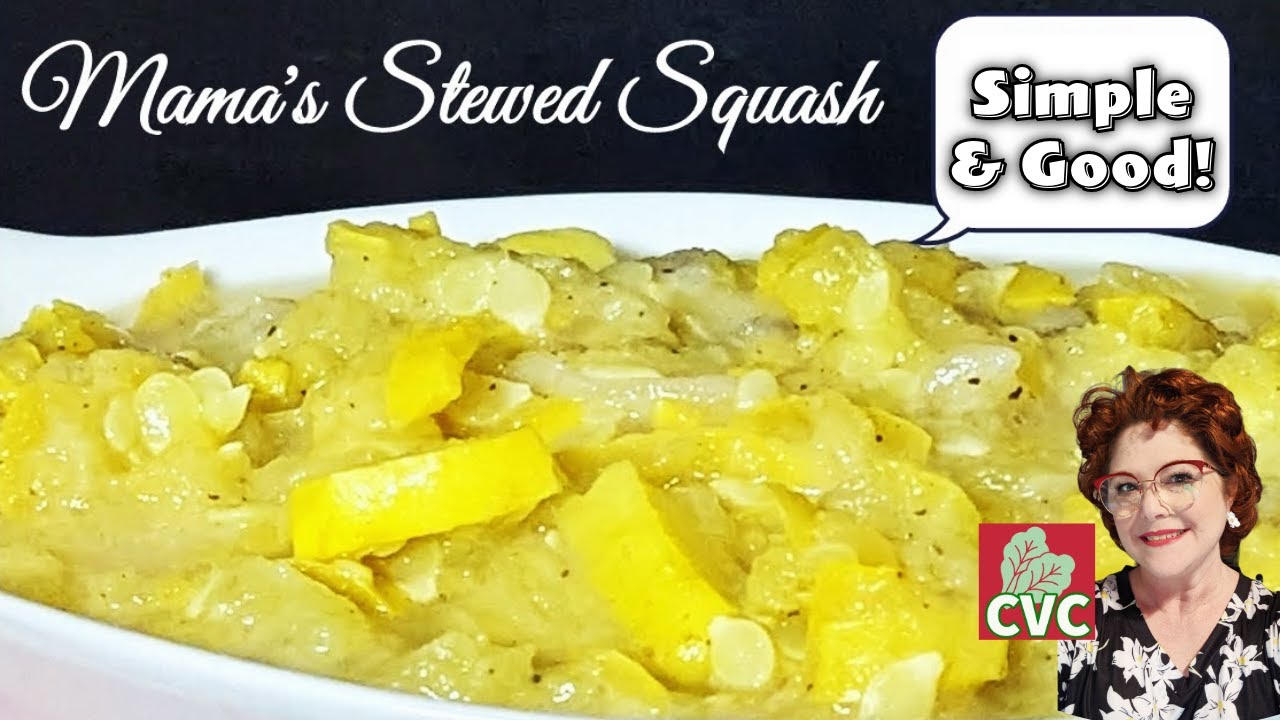 Southern Stewed Squash & Onions - Simple Ingredient - Southern Cooking - How to Cook Tutorial