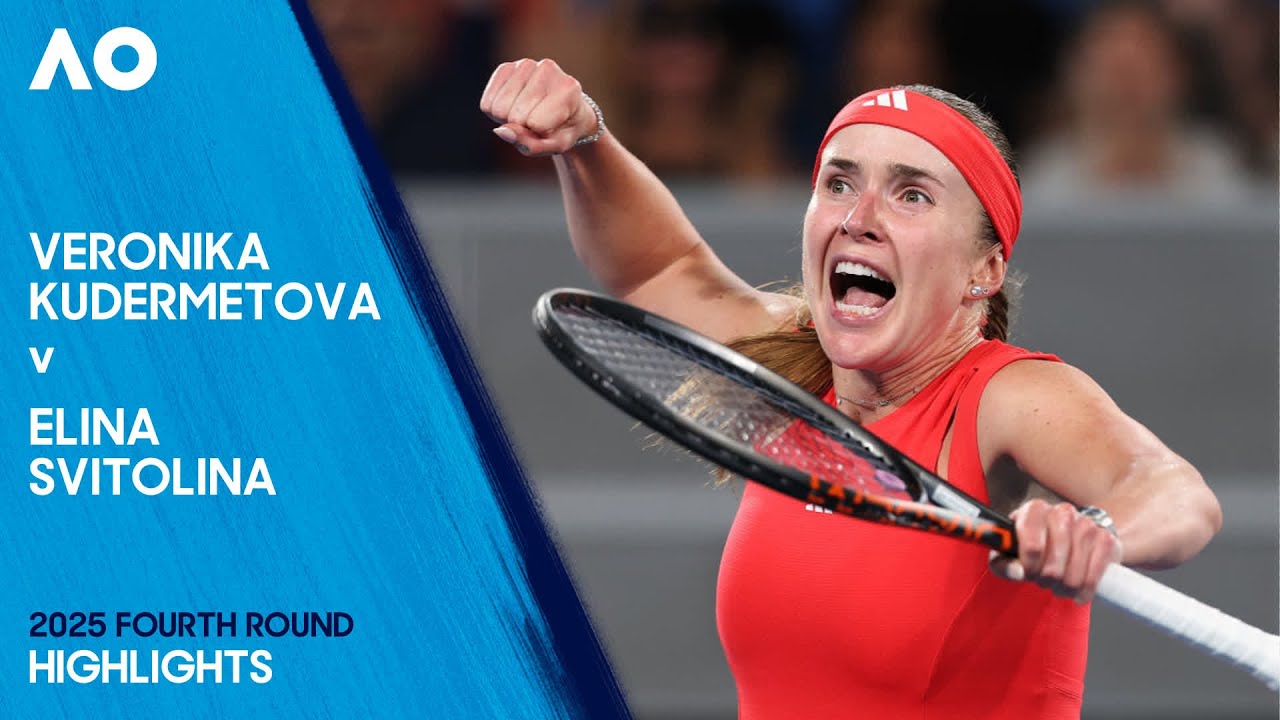 Veronika Kudermetova v Elina Svitolina Highlights | Australian Open 2025 Fourth Round