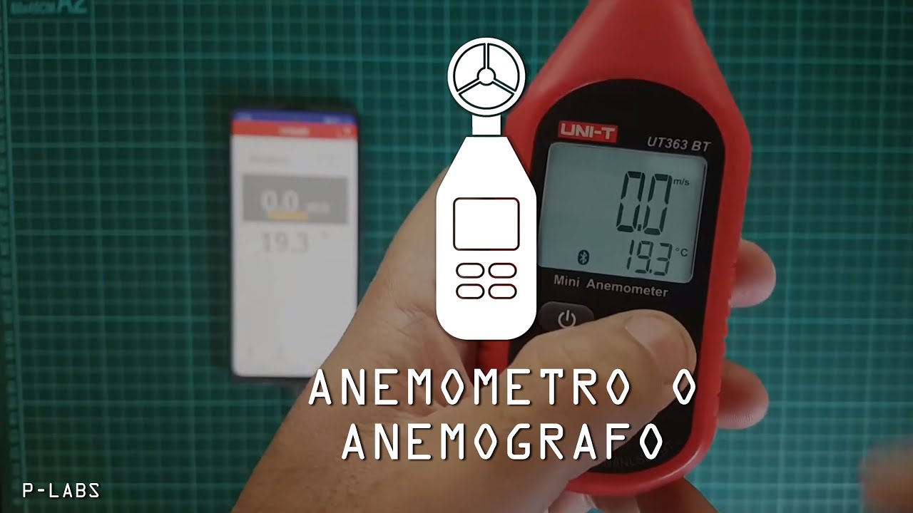 Anemometro o Anemografo UT363 #PLABS