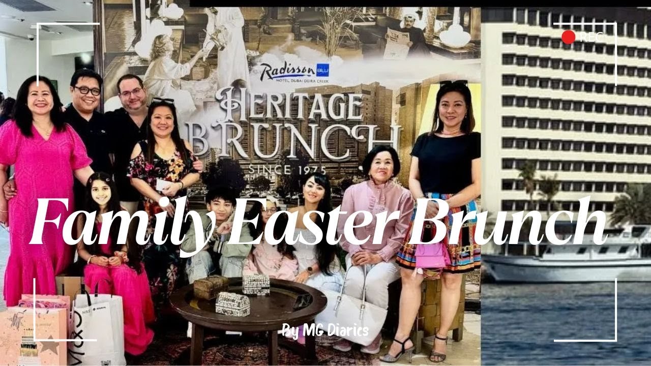 Family Easter Brunch at Dubai's FIRST 5-Star Hotel (built in 1975)