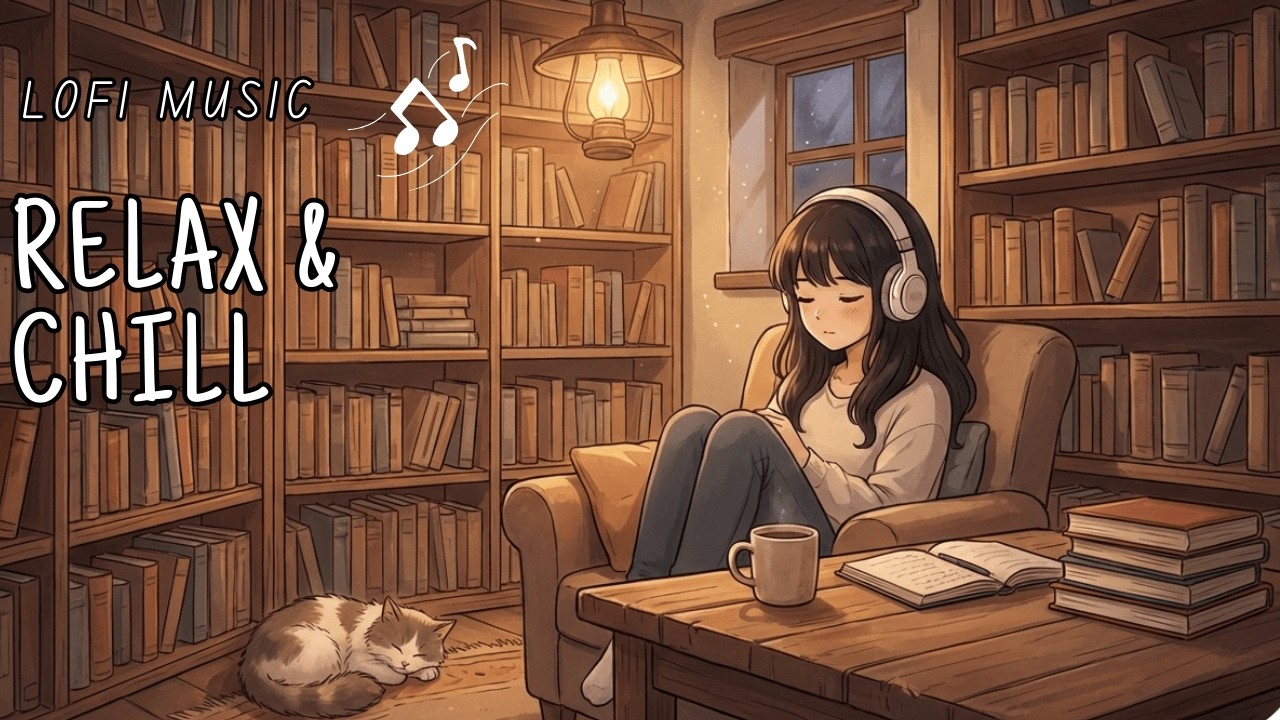Relaxing Lofi Chill and Study with Deep Focus  The Most Productive 1 Hour of Your Life