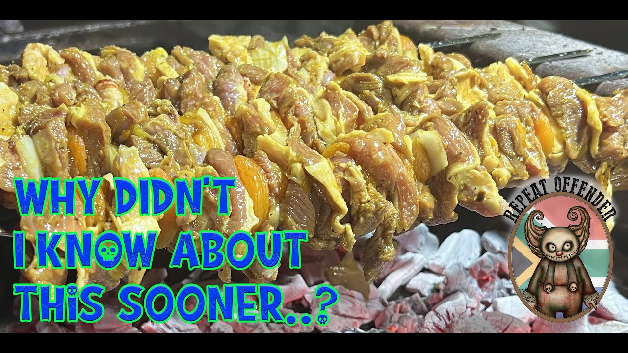 South African Cape Malay sosatie/kebab recipe cooked on an open fire. Look no further!!!