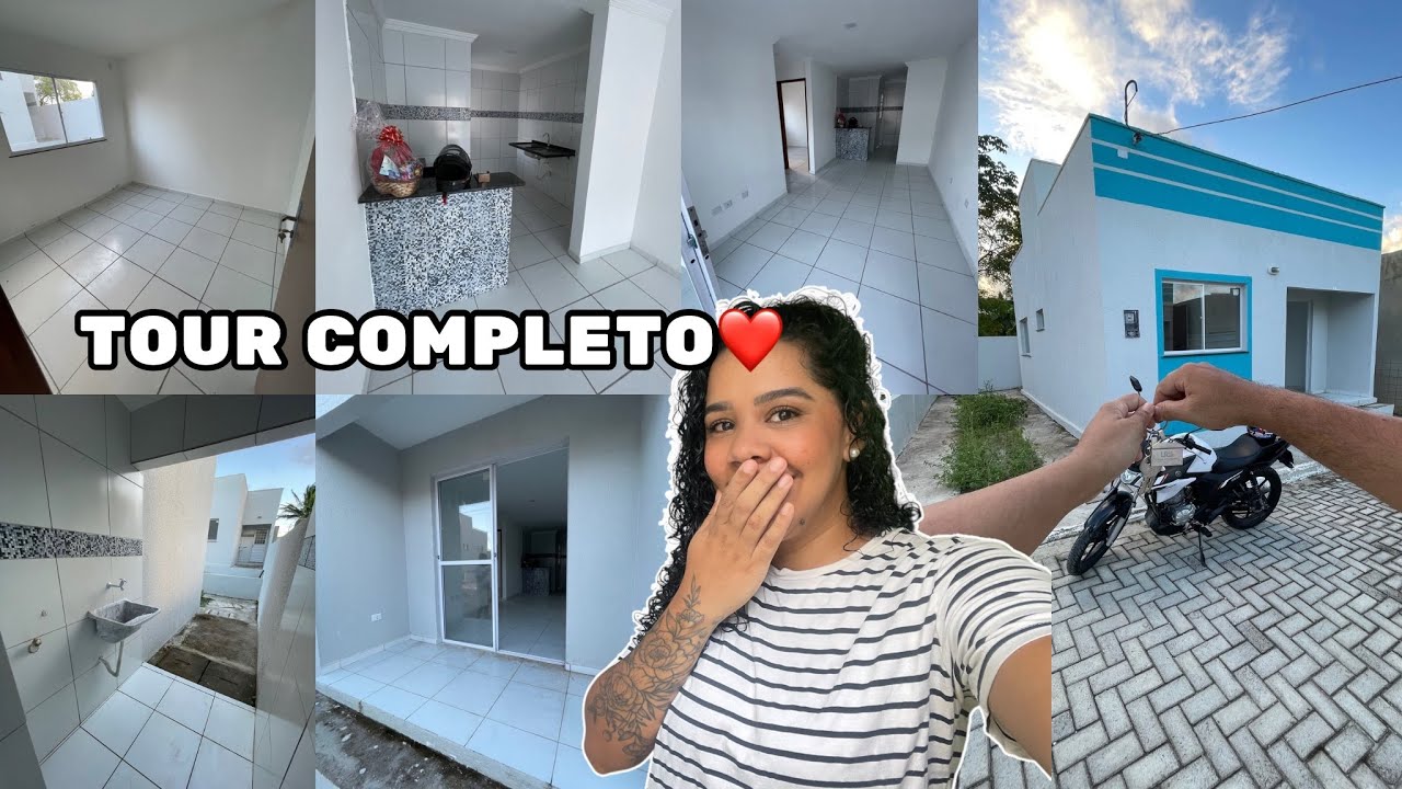 Tour pela nossa casa nova financiada pela caixa😍 vamos mudar de cidade🏠