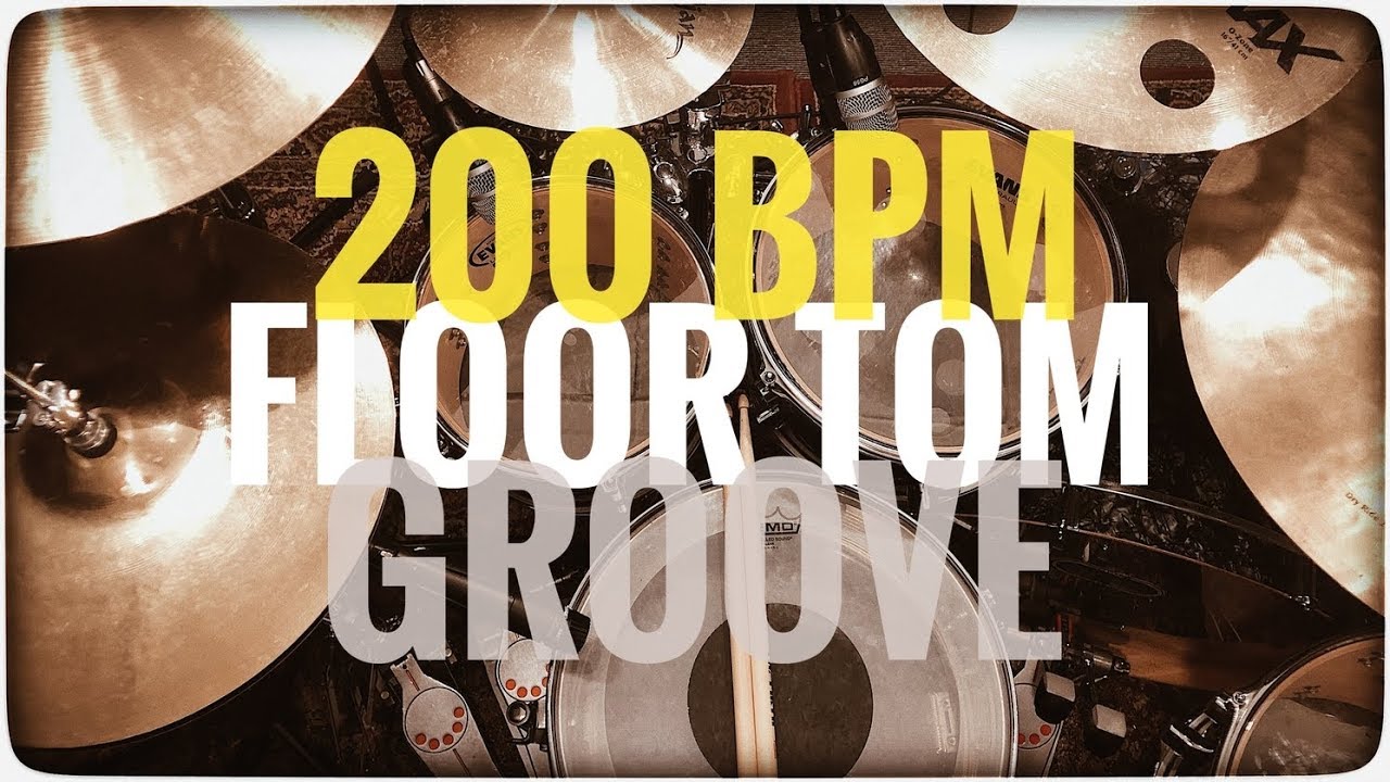 200 BPM | Floor Tom Groove