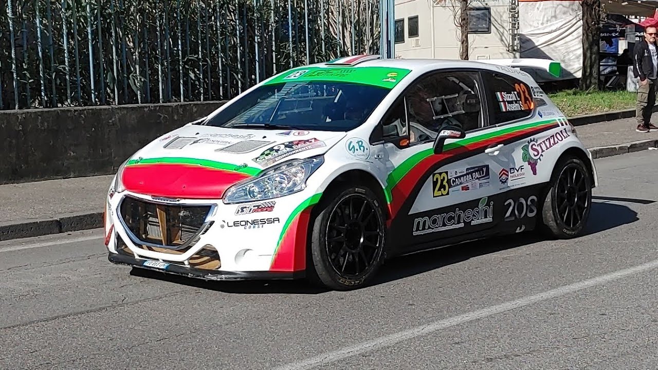 9 Camunia Rally 2023 uscita parco assistenza 25 marzo
