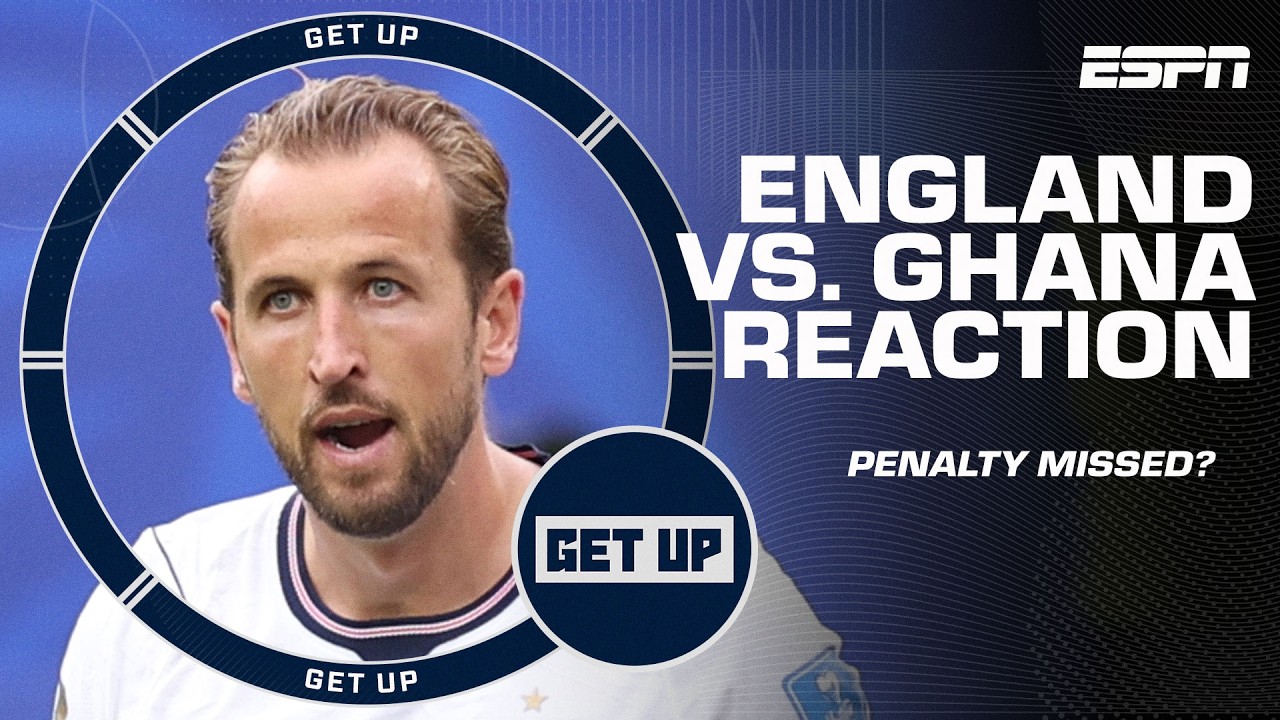 England vs. Ghana CONTROVERSY?! 👀 Did VAR go GET COFFEE during this penalty? | Get Up