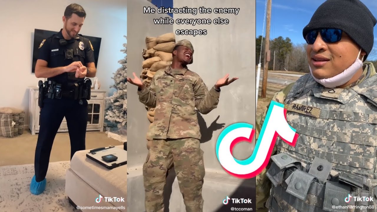 [old video, won’t go online again] Cops, Army, Firefighters! Heros on TikTok (Part 19)