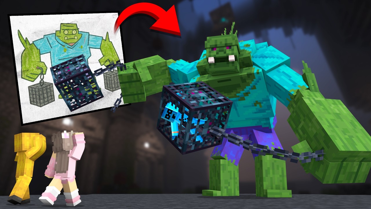 Я добавил боссов структур в Minecraft
