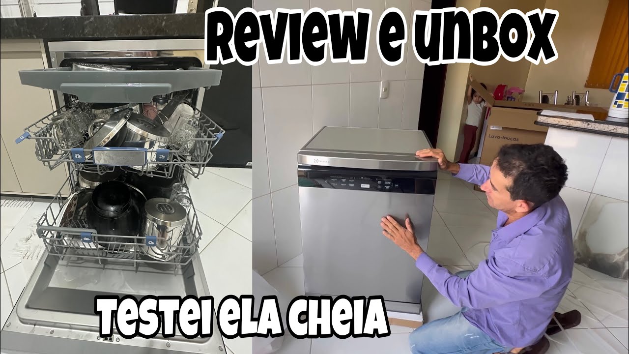 Review e unbox da lava louças Electrolux LL14X será que vale a pena?