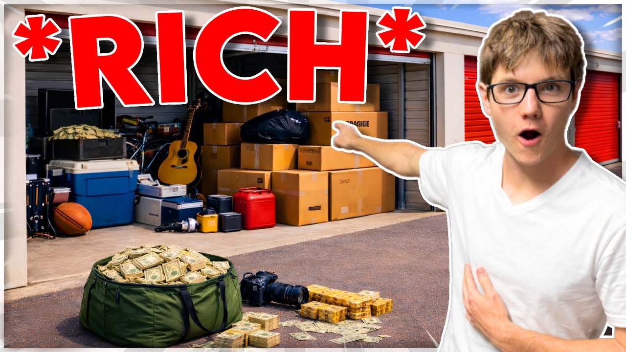HE PASSED AWAY... I BOUGHT HIS ABANDONED STORAGE UNIT FULL OF MONEY!!