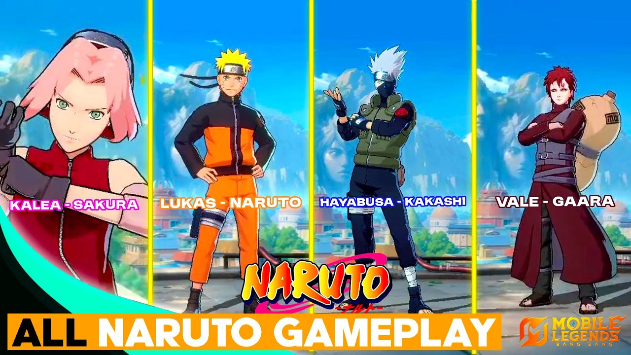 NARUTO SKIN GAMEPLAY | HAYABUSA LUKAS KALEA VALE NARUTO | HANZO COLLECTOR |  MOBILE LEGEND BANG BANG