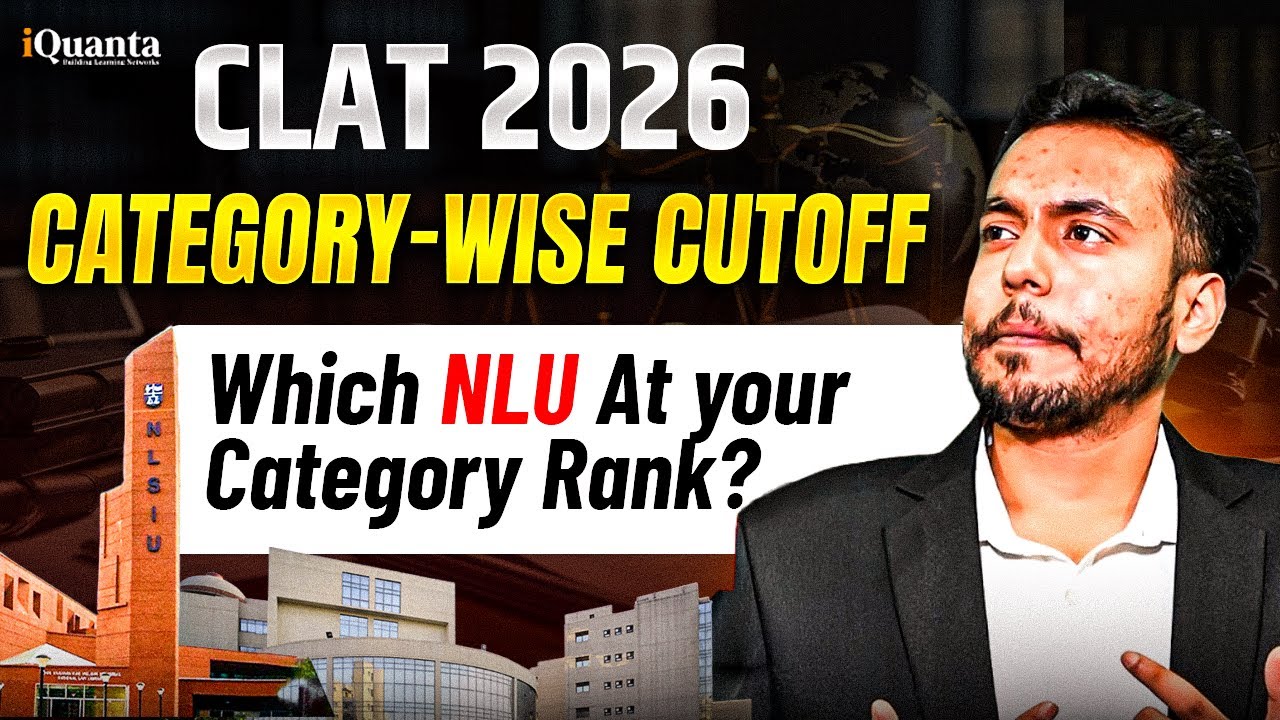 CLAT 2026 Category-Wise Cutoff | Which NLU Can You Get at Your Rank? | Expected Cutoffs