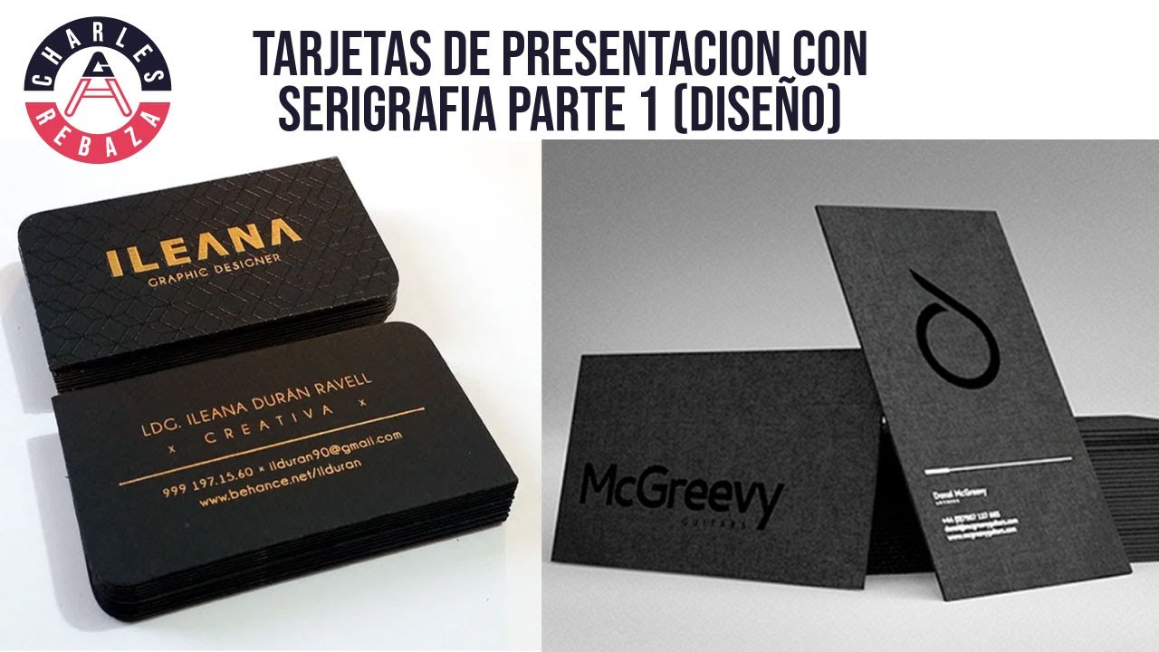 IMPRESIÓN de TARJETAS de PRESENTACIÓN (parte 1 Diseño de placa) CURSO DE SERIGRAFIA