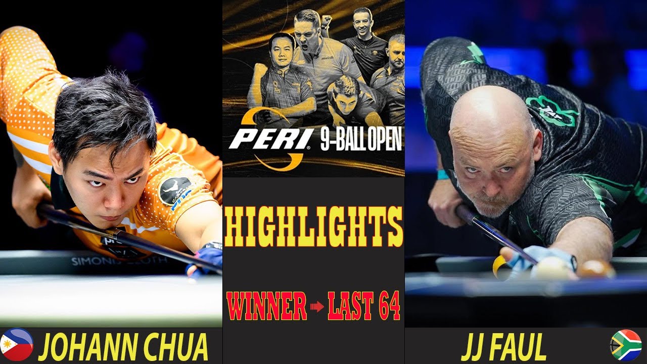 HIGHLIGHS | JOHANN CHUA vs JJ FAUL | 2025 PERI OPEN