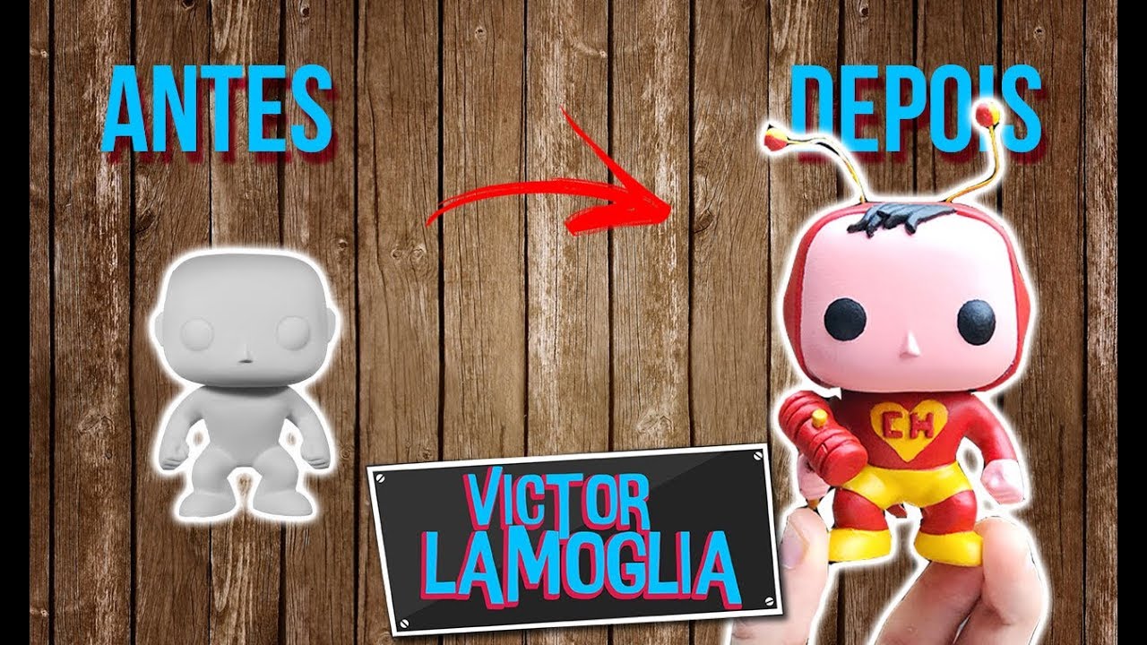 FIZ O FUNKO DO CHAPOLIN! (TOY MAKEOVER) - Victor Lamoglia