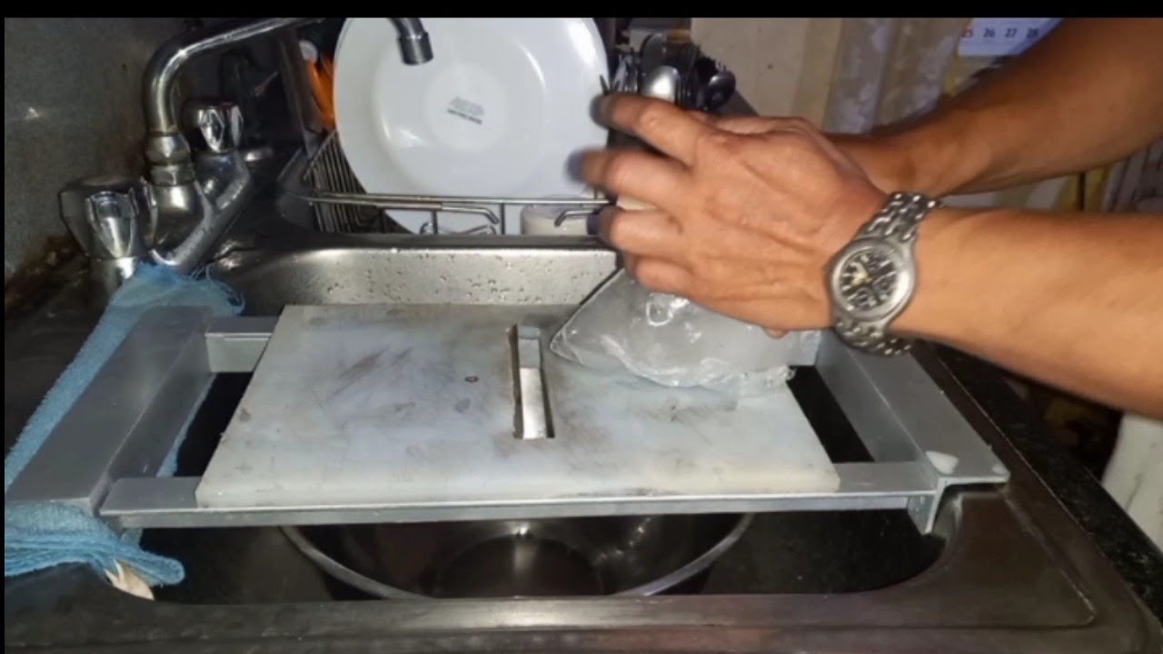 Manual ice crusher (Home made) vlog#31