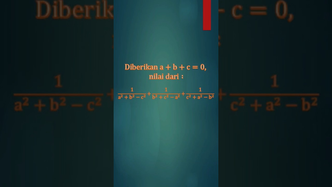 Soal Olimpiade Matematika