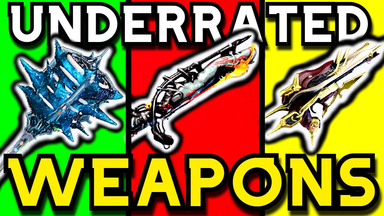 TOP 10 MOST UNDERRATED WEAPONS... (WARFRAME ISLEWEAVER)
