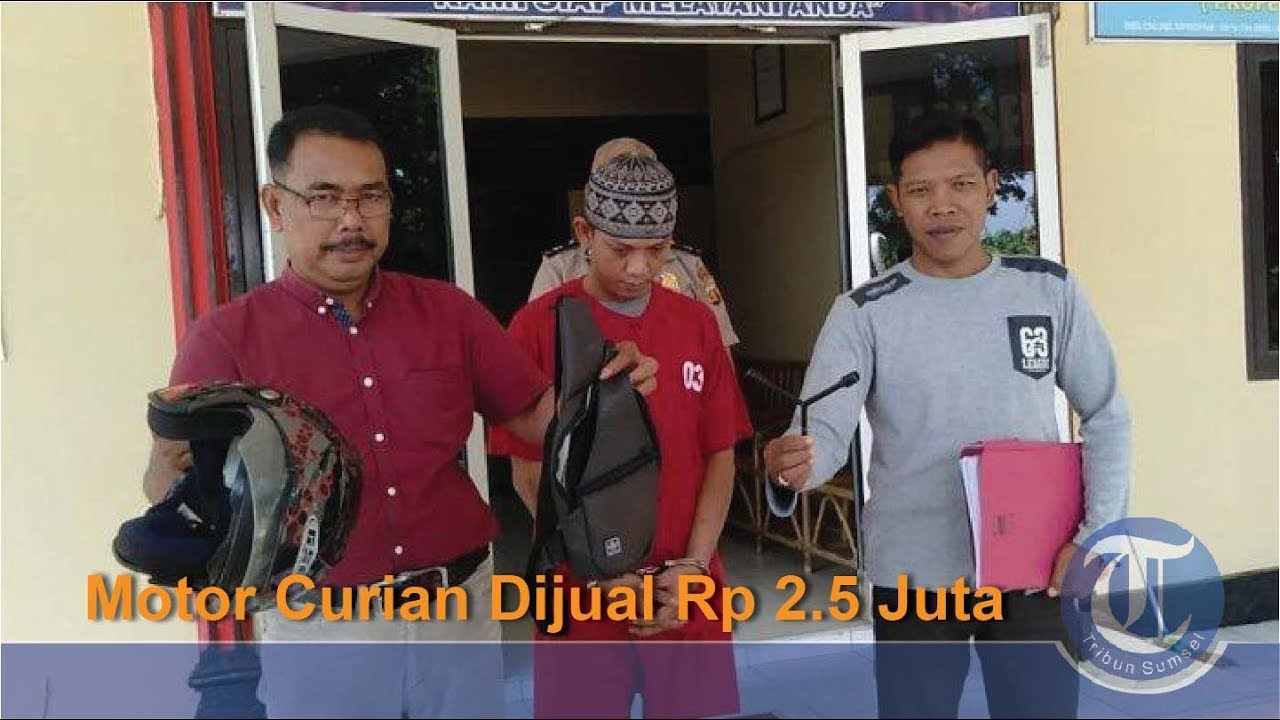 Spesialis Pencuri Motor di Palembang Dibekuk, Motor Curian Dijual Rp 2 5 Juta Perunit