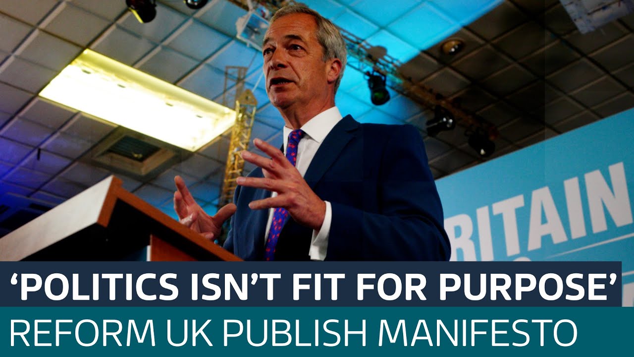 Reform UK launch party manifesto