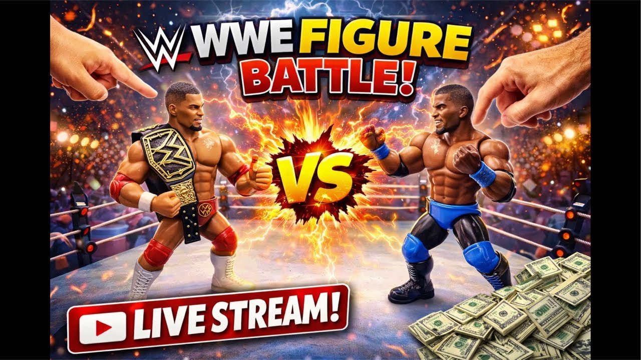 WWE Action Figures LIVE 😱 Big Matches + Crazy Storylines