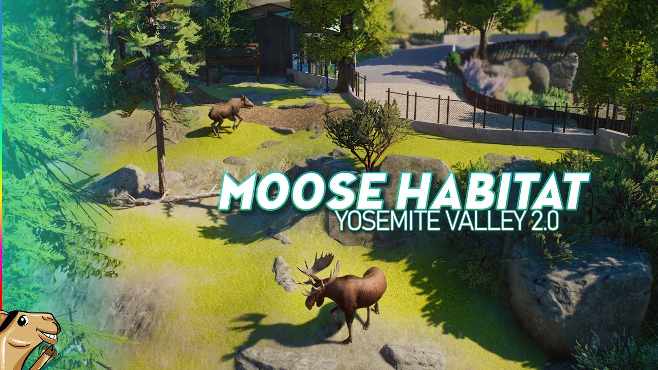 Natural Moose Habitat - Planet Zoo Speedbuild - Yosemite Valley 2.0