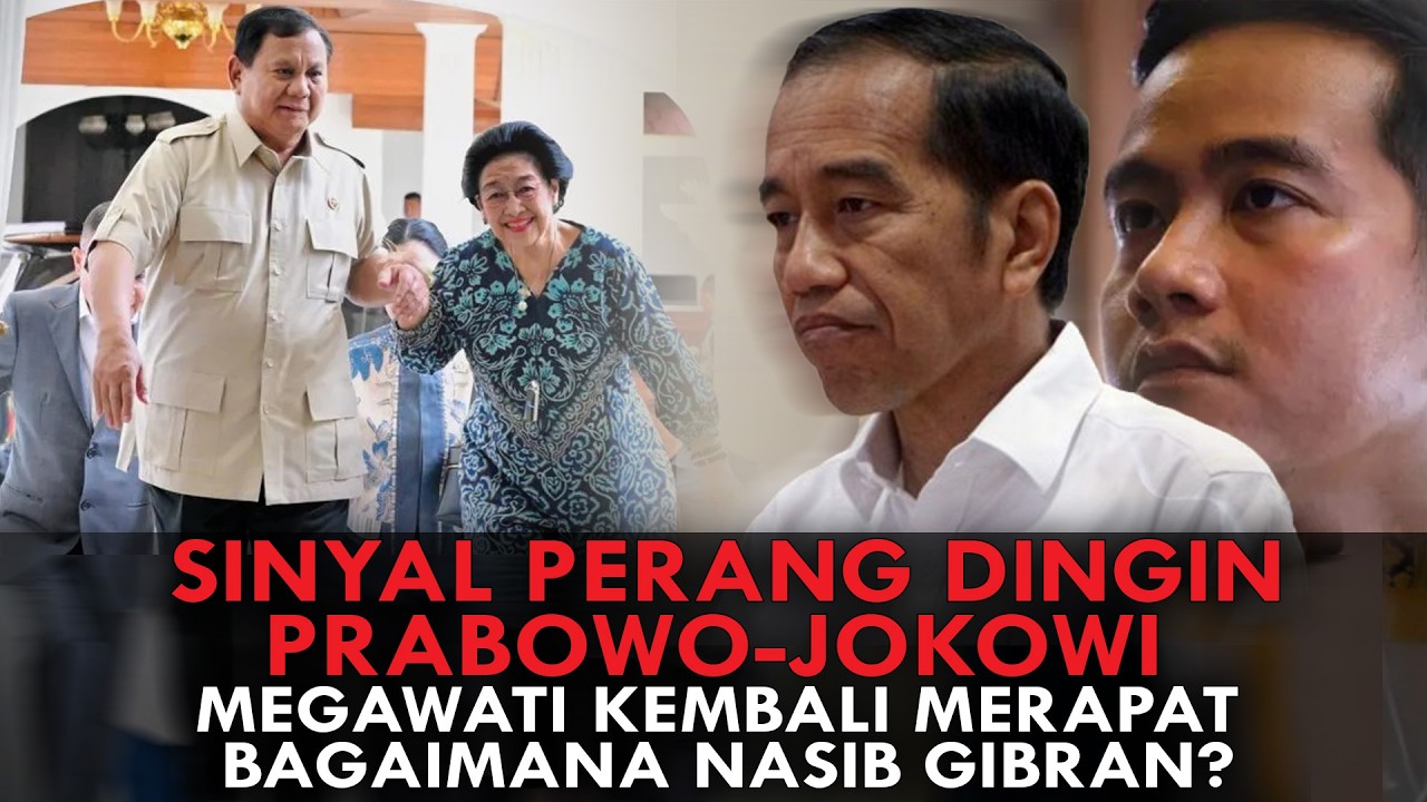 SINYAL PERANG DINGIN PRABOWO-JOKOWI. MEGAWATI KEMBALI MERAPAT, BAGAIMANA NASIB GIBRAN?