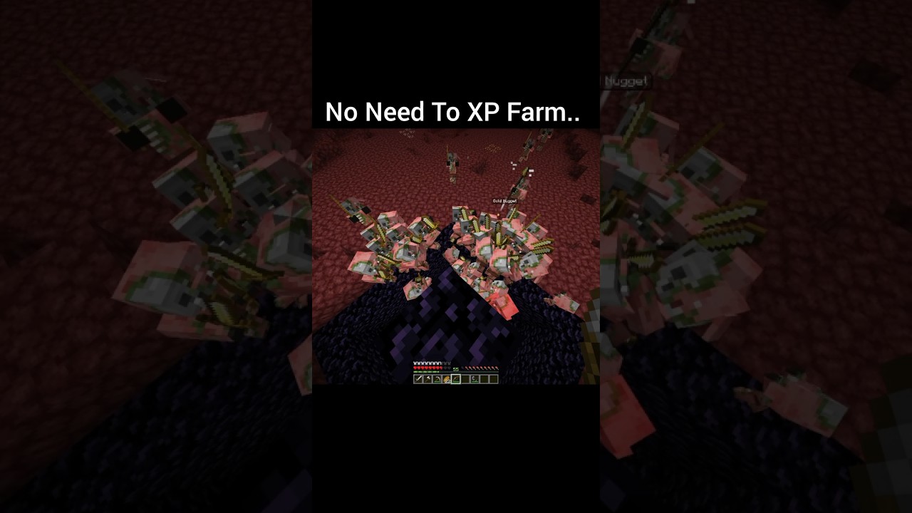 No Need To XP Farm 🤣 #minecraft #gaming