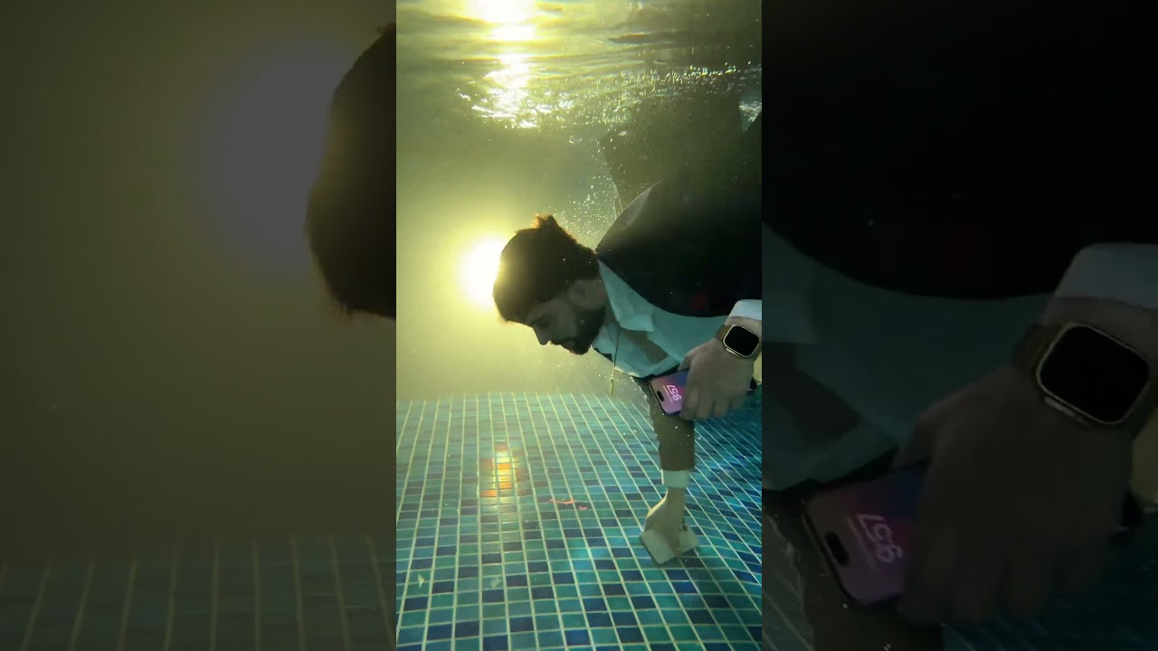 iPhone16 pro max water test - Will It Survive Underwater properly?  #iphone16promax #watertest