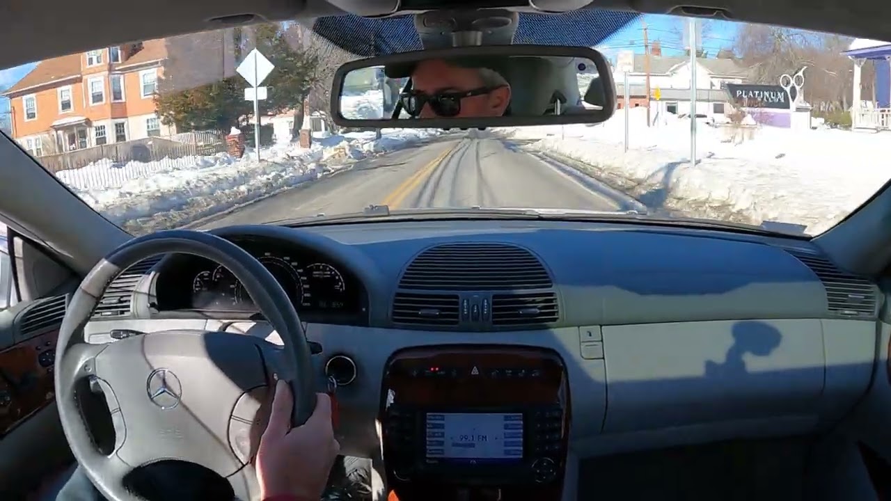 2005 Mercedes CL65 AMG - driving video 1