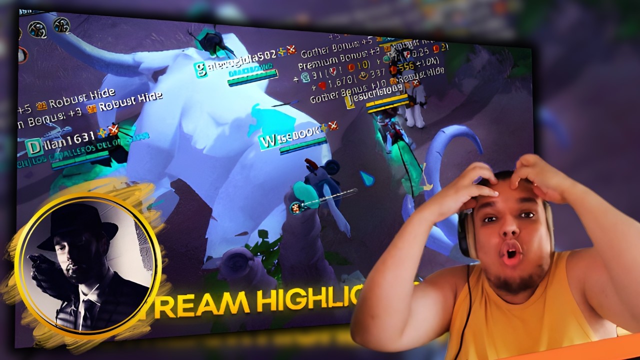 SO UM COLETOR FULL 100/100 ENCONTRA MAMUTE FACIL ASSIM!  | React @Jesucristo69x  | ALBION ONLINE