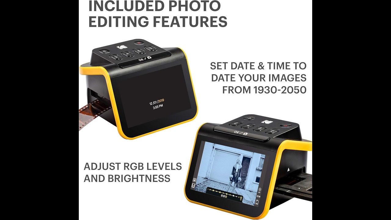 KODAK Slide N SCAN Film & Slide Scanner Digitizer Review: Convert Old Photos to Digital 22MP JPEG