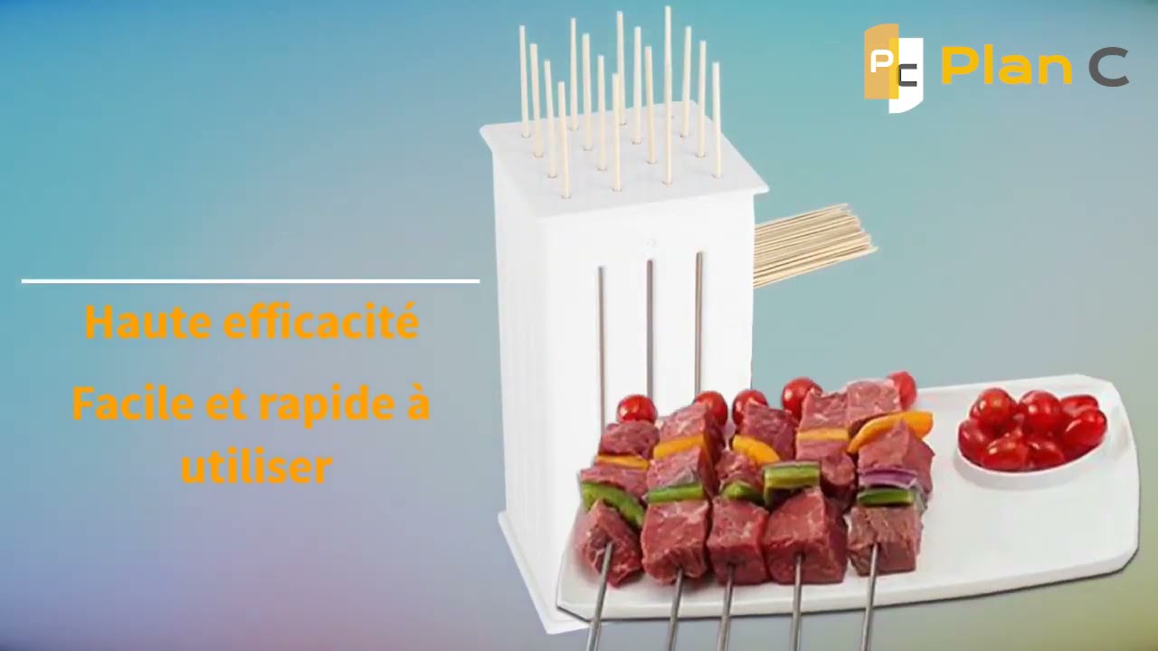 Machine &agrave; fabriquer des brochettes de b&oelig;uf et des Kebab, brochettes Express