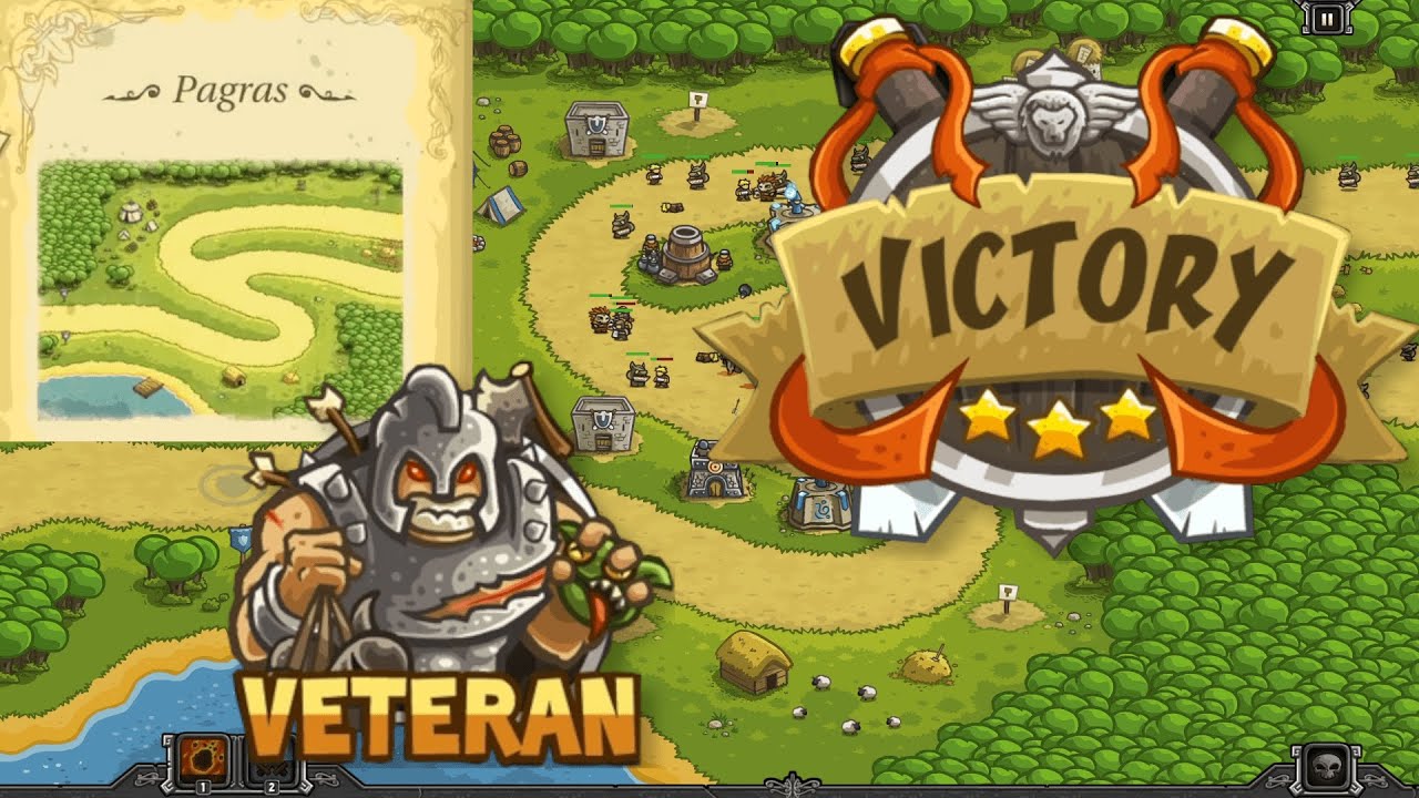 Pagras | Veteran | 3 Stars | Kingdom Rush Campaign