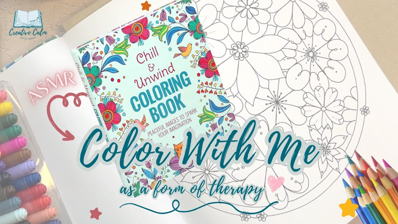 Color with Me | Chill & Unwind Coloring Book | ASMR No Talking | Neighborhood Soundscape