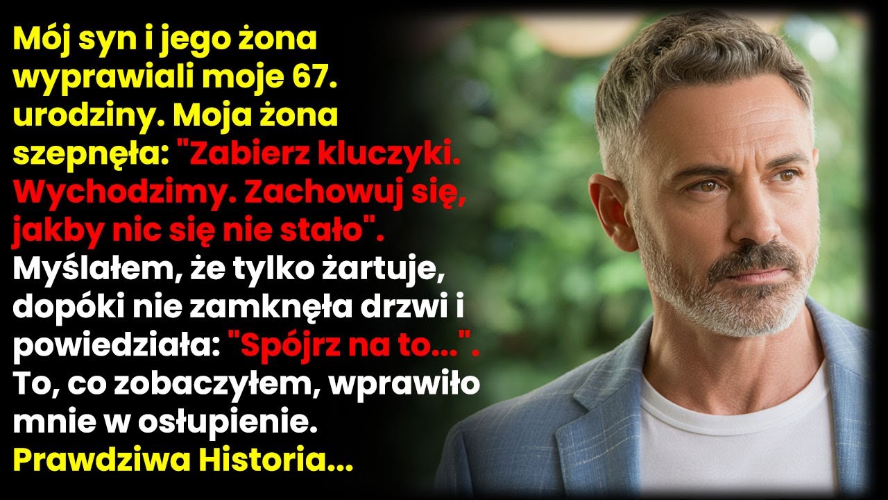 Syn szykował mi imprezę, gdy żona szepnęła: „Coś jest nie tak, spójrz na to...”