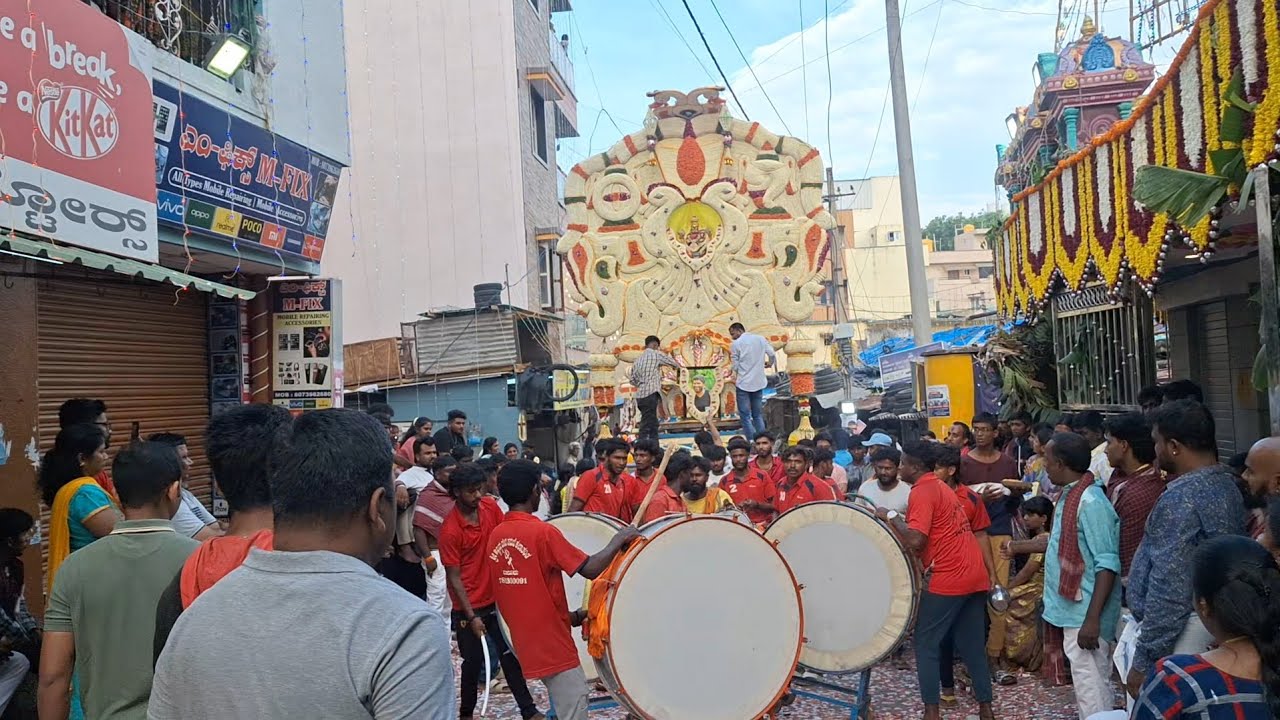 Appareddy Palya Pallaki Utsava 2025 | Indiranagar | Tamate Beats | Tamate Dance | Temple Crew