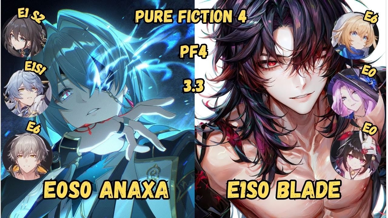 E0S0 Anaxa & E1S0 Blade | Apocalypse Shadow 4  | 3 Stars |  HSR | V3.3