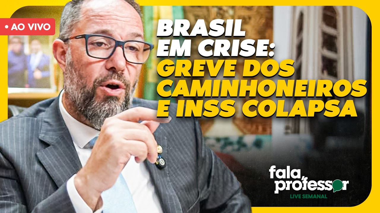 Fala, Professor! Ep. 81 - BRASIL EM CRISE: DIESEL DISPARA E INSS COLAPSA