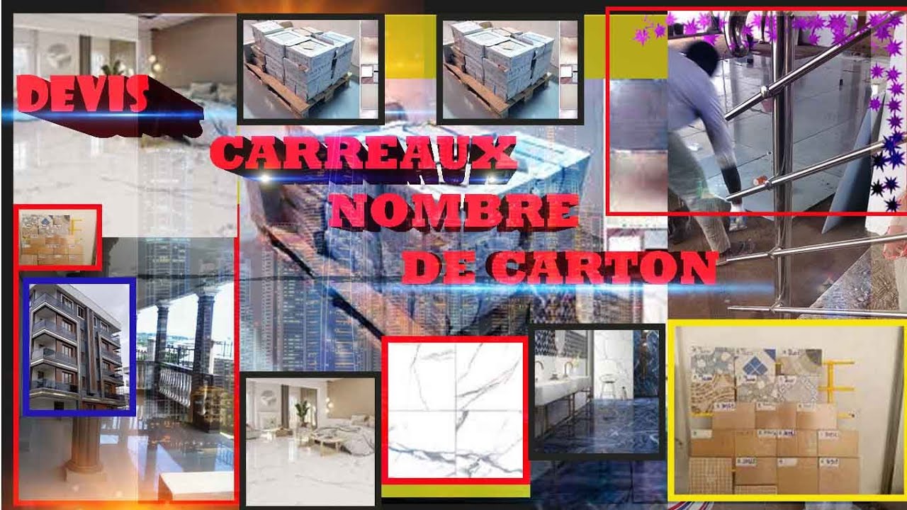 COMMENT CALCULER LE NOMBRE DE CARREAUX NÉCESSAIRE : CALCULATEUR AVEC PRÉCISION