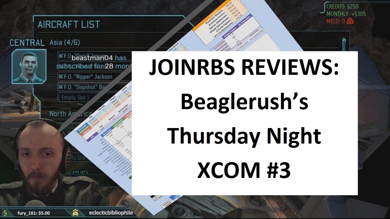 Beaglerush Thursday Night XCOM | JoINrbs Reviews Week Three: Tactical Tumbles